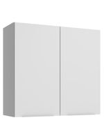 Armário aéreo para quarto 70 cm 2 portas branco neo madesa