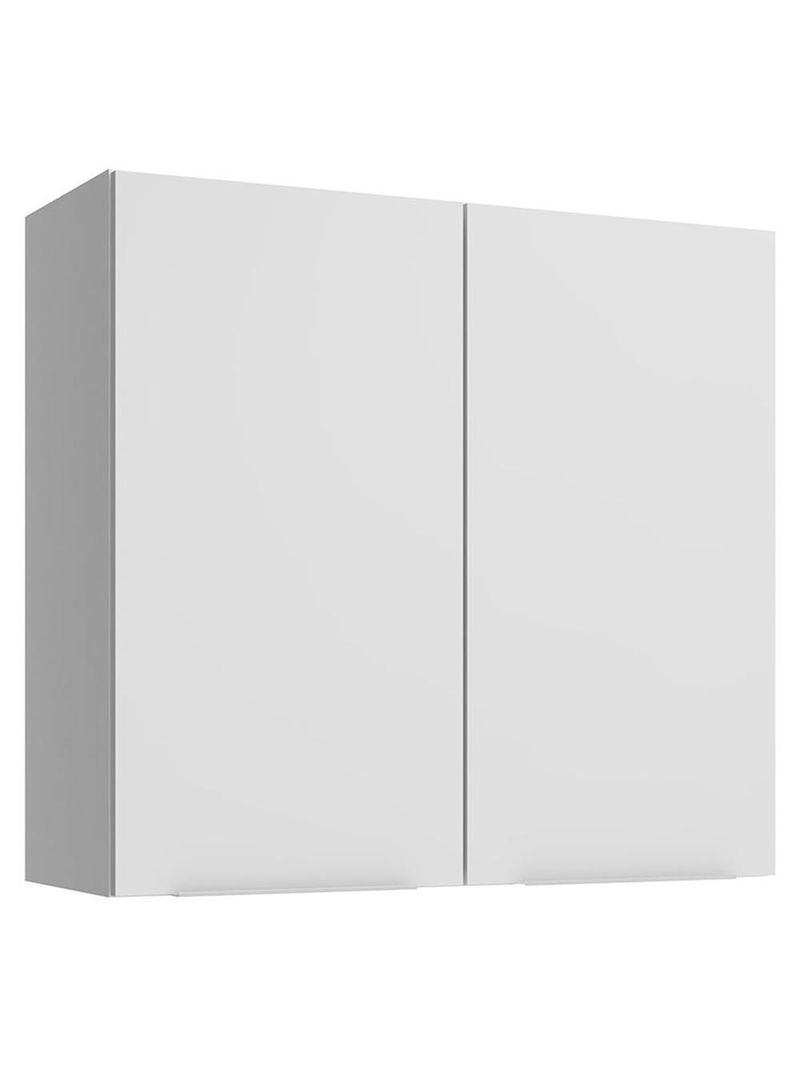 Armário aéreo para quarto 70 cm 2 portas branco neo madesa