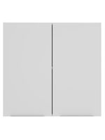 Armário aéreo para quarto 70 cm 2 portas branco neo madesa