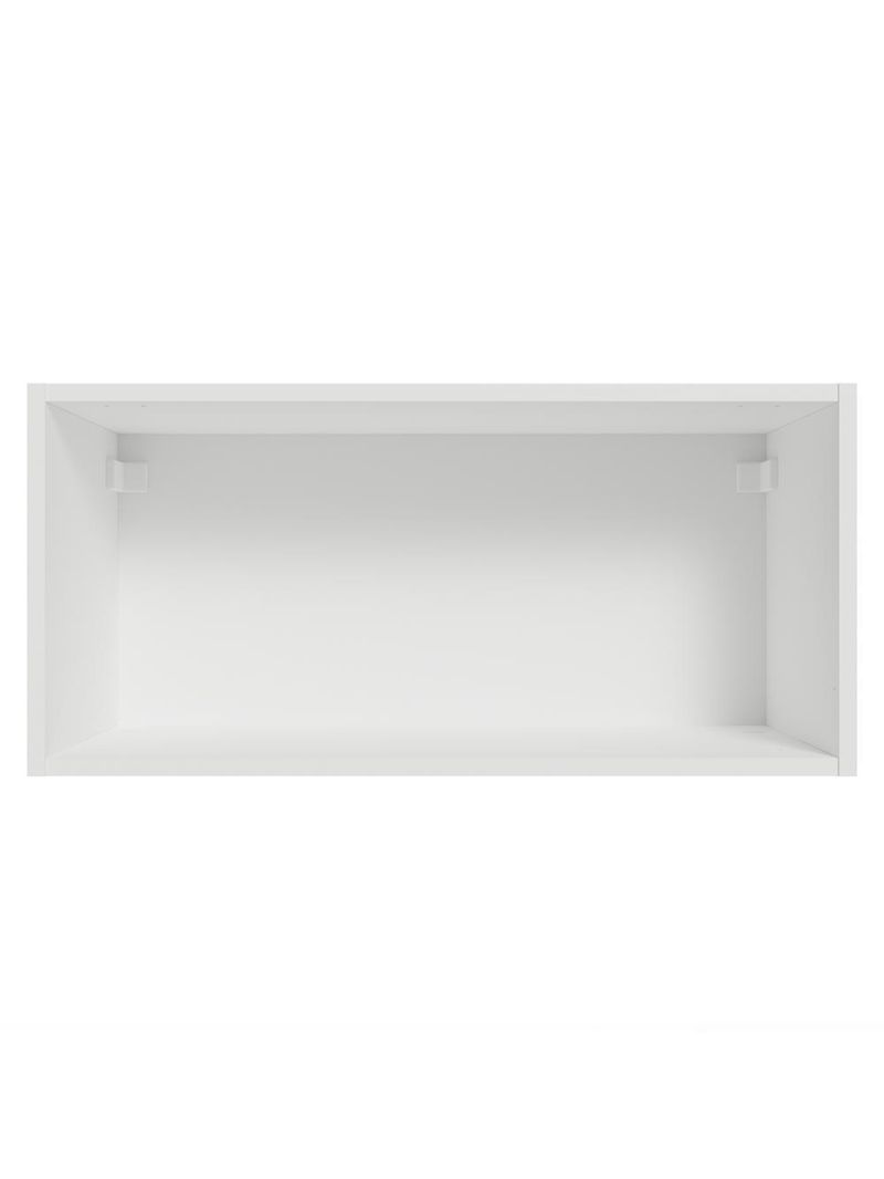 Armário aéreo para quarto 70 cm 1 porta basculante branco neo madesa
