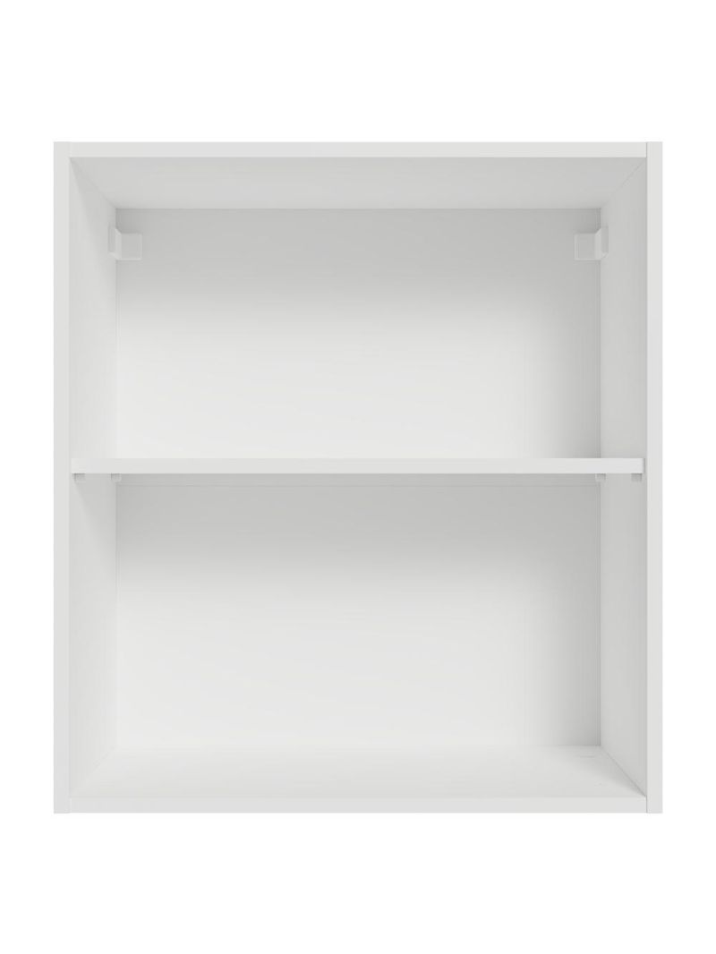 Armário aéreo para quarto 60 cm 1 porta branco neo madesa