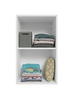 Armário aéreo para quarto 40 cm 1 porta branco neo madesa