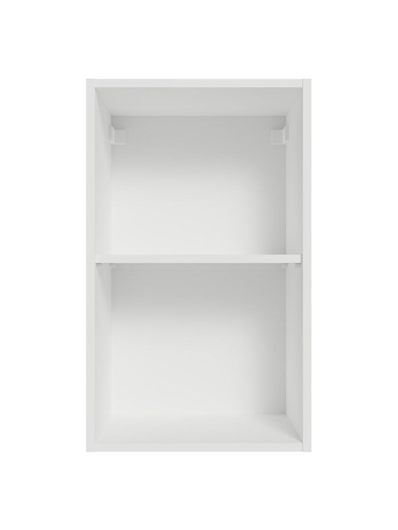Armário aéreo para quarto 40 cm 1 porta branco neo madesa