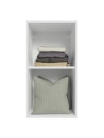 Armário aéreo para quarto 35 cm 1 porta branco neo madesa
