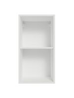 Armário aéreo para quarto 35 cm 1 porta branco neo madesa