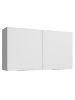 Armário aéreo para quarto 120 cm 2 portas branco neo madesa