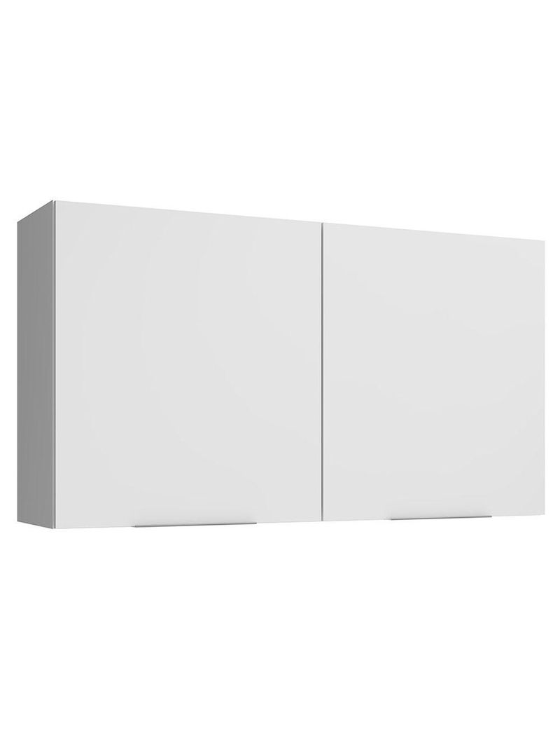 Armário aéreo para quarto 120 cm 2 portas branco neo madesa