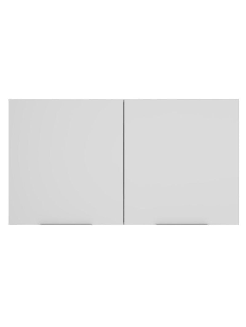 Armário aéreo para quarto 120 cm 2 portas branco neo madesa