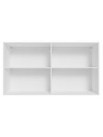 Armário aéreo para quarto 120 cm 2 portas branco neo madesa