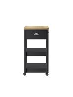 Gabinete Banheiro Ditália Ba-130 Cor:preto Preto