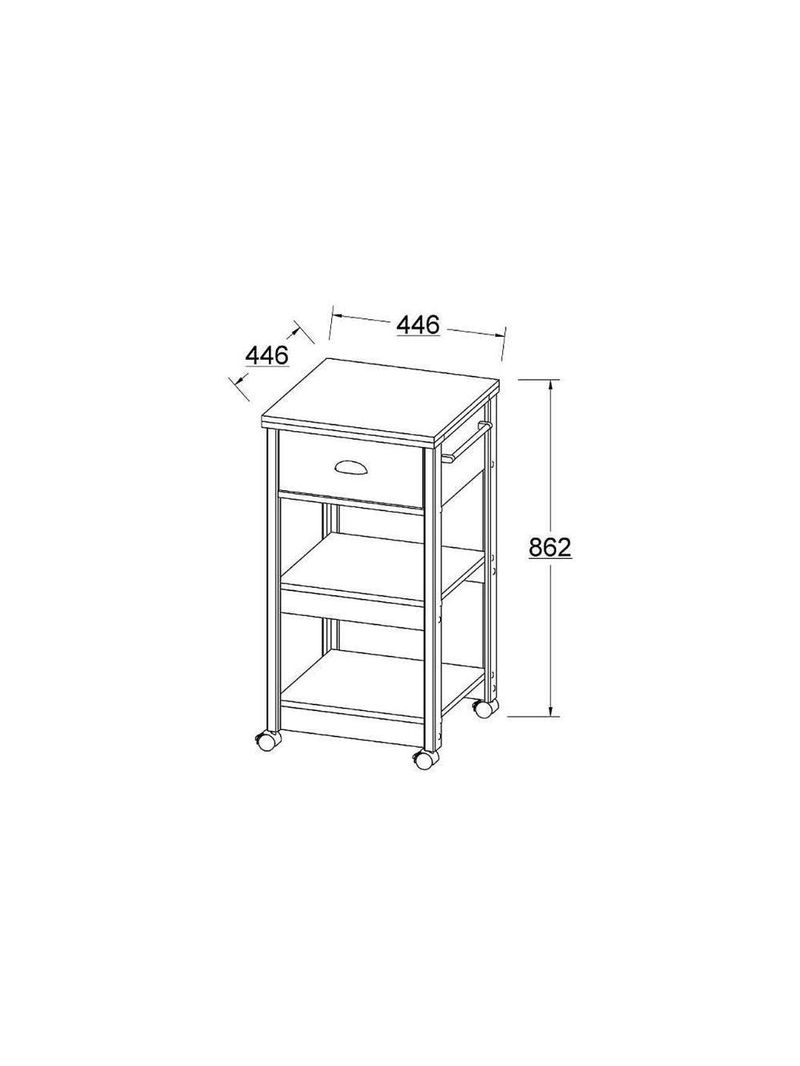 Gabinete Banheiro Ditália Ba-130 Cor:preto Preto