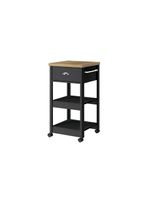 Gabinete Banheiro Ditália Ba-130 Cor:preto Preto