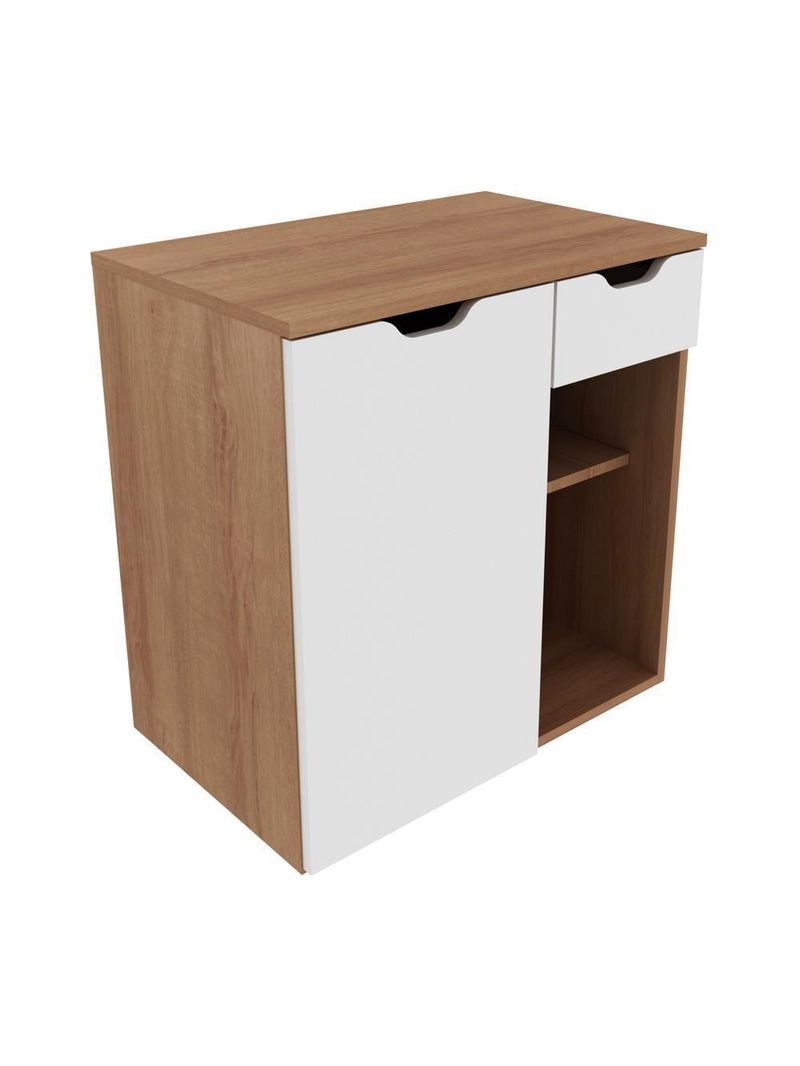 Gabinete Banheiro 1 Porta 1 Gaveta 60Cm Multimóveis Vcr10085