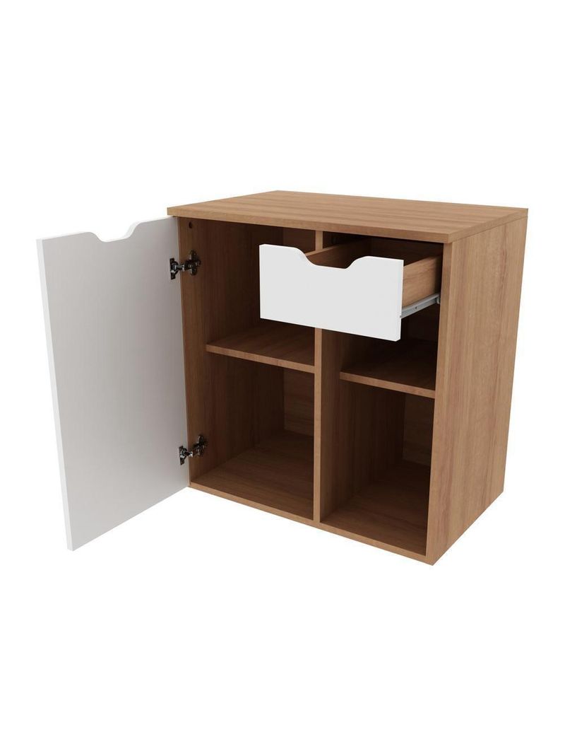 Gabinete Banheiro 1 Porta 1 Gaveta 60Cm Multimóveis Vcr10085