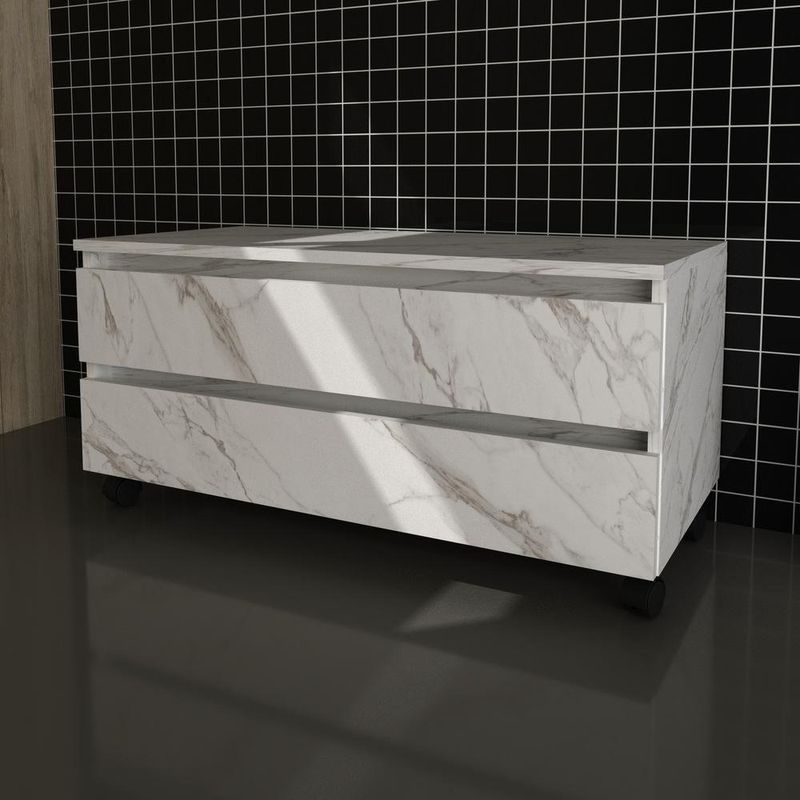 Gabinete Banheiro 2 Gavetas 80Cm Multimóveis Vcr10083