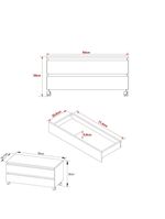 Gabinete Banheiro 2 Gavetas 80Cm Multimóveis Vcr10083
