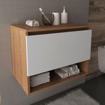 Gabinete Banheiro 1 Porta 60Cm Suspenso Multimóveis Vcr10086
