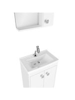 Gabinete Banheiro Cuba Espelheira Multimóveis Cr10100Branco