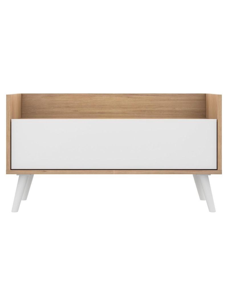 Gabinete Armário Banheiro 80 Cm Rustic/branco