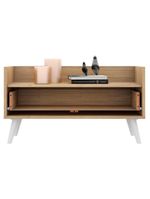 Gabinete Armário Banheiro 80 Cm Rustic/branco