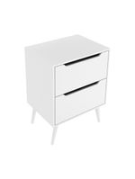 Gabinete Banheiro 60cm 2 Gavetas Retrô Multimóveis Cr10119 Branco