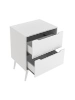 Gabinete Banheiro 60cm 2 Gavetas Retrô Multimóveis Cr10119 Branco