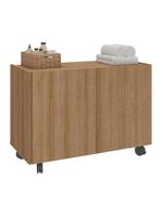 Gabinete Banheiro 62,5cm Rodízios Multimóveis Mp5043 Rustic