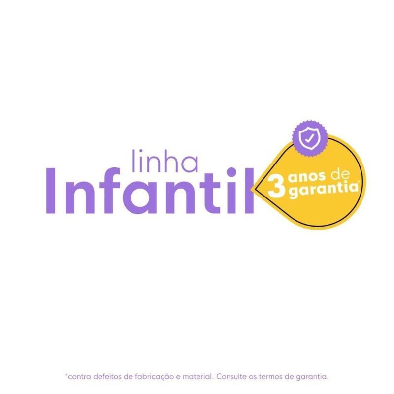 Quarto Infantil Completo Algodão Doce Multimóveis Mp4252 Branco