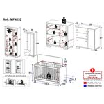 Quarto Infantil Completo Algodão Doce Multimóveis Mp4252 Branco