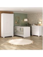 Quarto Infantil Completo Algodão Doce Multimóveis Mp4252 Branco