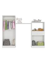 Quarto Infantil Com Berço-cômoda E Colchão Incluso Laura Multimóveis Branco