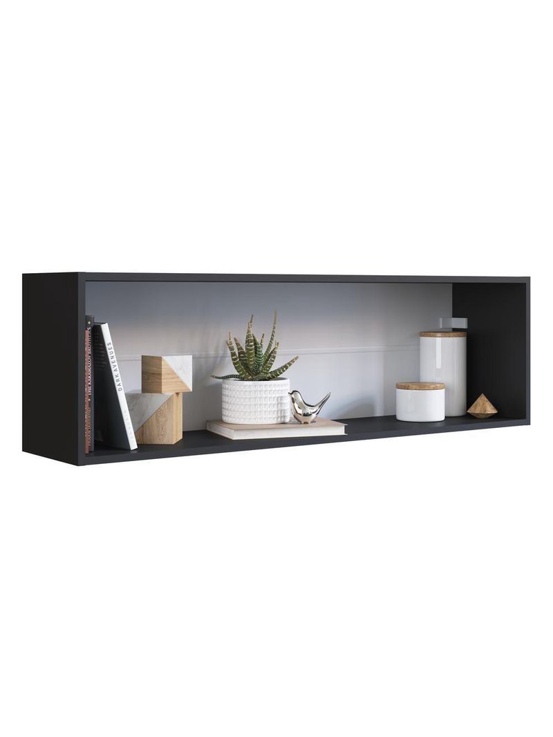 Prateleira Organizadora 120cm Multimóveis Cr45203 Preta