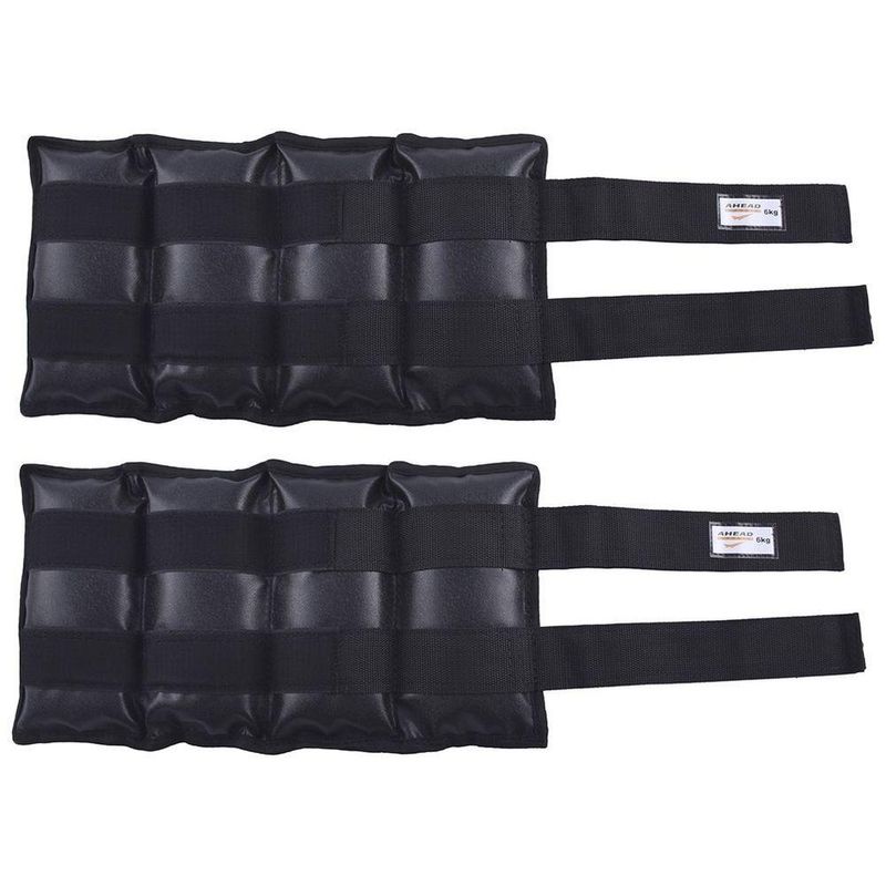 Par Caneleiras De Peso 6kg (ankle Weights Pair 6kg) - Ultrafit - Preto