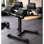 Kit Dumbell Ajustável 32kg Ahead Sports Com Suporte Rack