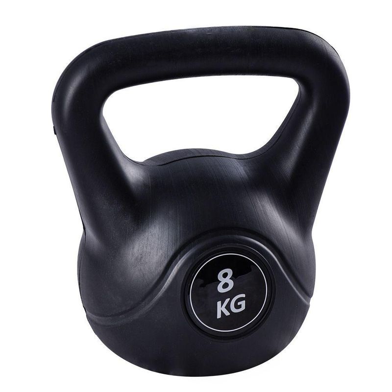 Kettlebell Black Cimento 8 Kg (black Cement Kettlebell 8kg) - As - Preto