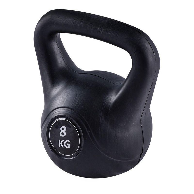 Kettlebell Black Cimento 8 Kg (black Cement Kettlebell 8kg) - As - Preto