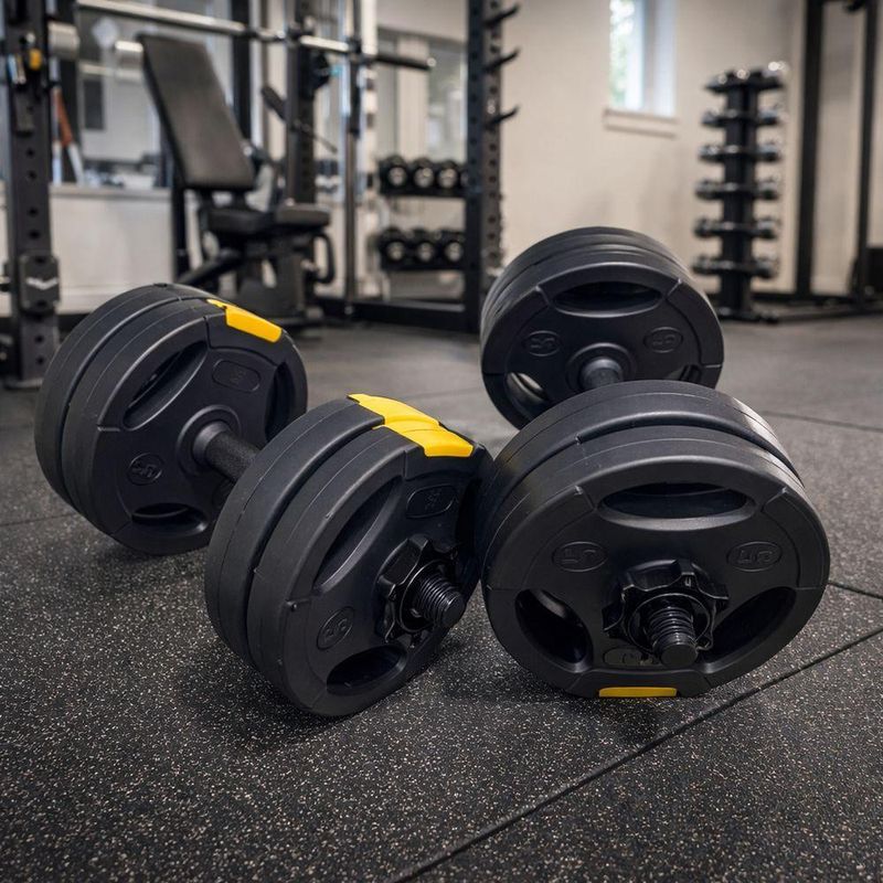 Kit Halteres Musculação Ajustável Com Barra Até 10 + Ebook