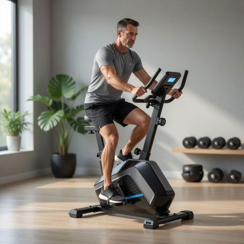Bicicleta Ergométrica Ahead Sports Bonafit Vertical Silenciosa 8 Níveis Até 120kg Doméstica