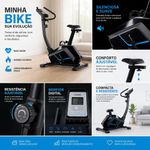 Bicicleta Ergométrica Ahead Sports Bonafit Vertical Silenciosa 8 Níveis Até 120kg Doméstica
