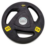 Anilha Olímpica Borracha 15 Kg Ahead (roubber Coated Plate) - Absolute - Preto