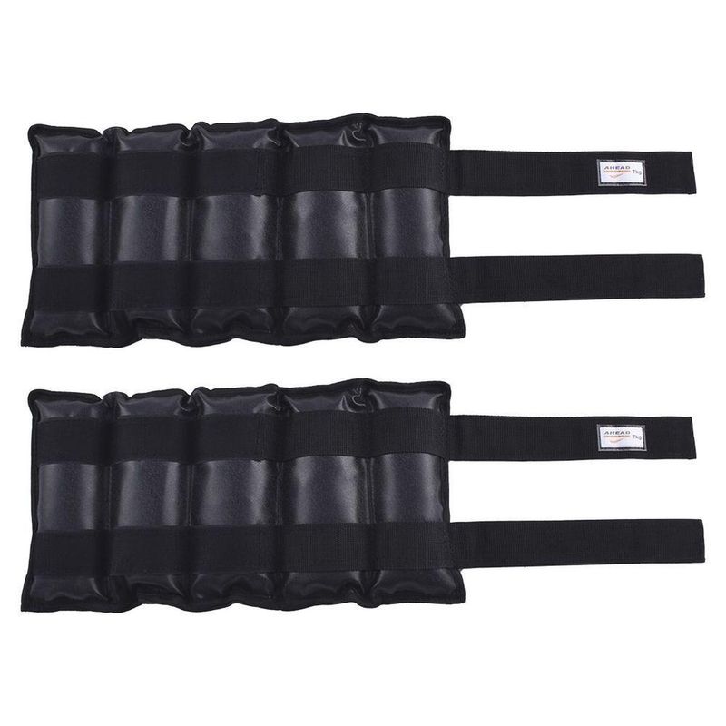 Par Caneleiras De Peso 7kg (ankle Weights Pair 7kg) - Ultrafit - Preto