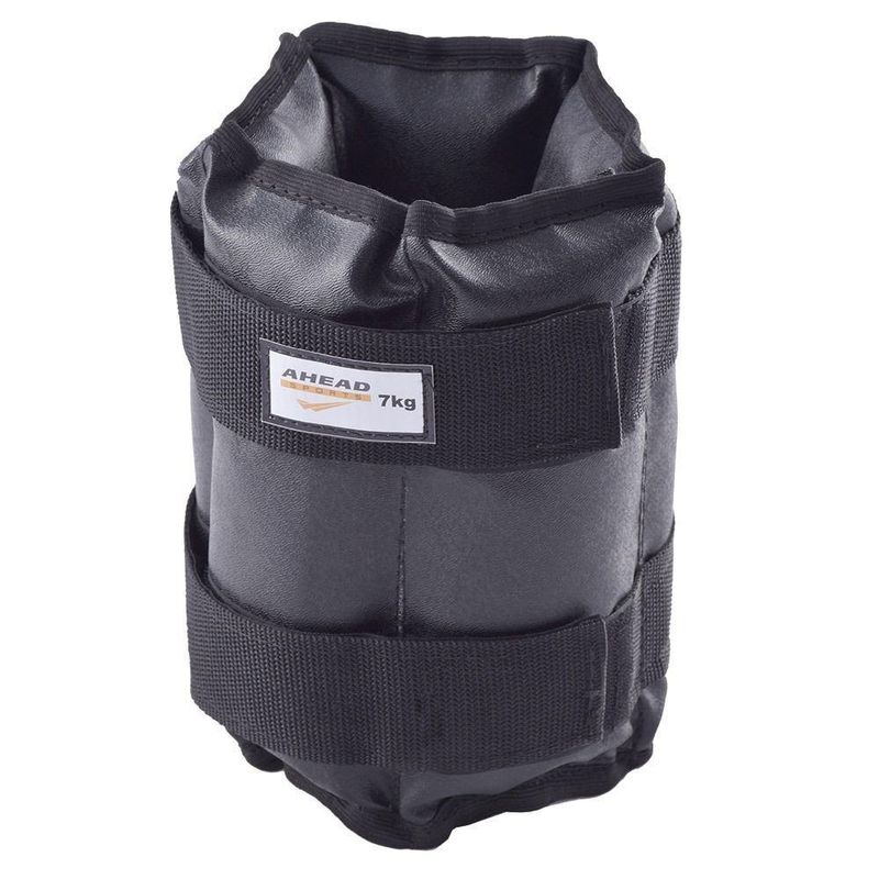 Par Caneleiras De Peso 7kg (ankle Weights Pair 7kg) - Ultrafit - Preto