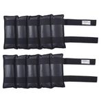 Par Caneleiras De Peso 10kg (ankle Weights Pair 10kg) - Ultrafit - Preto