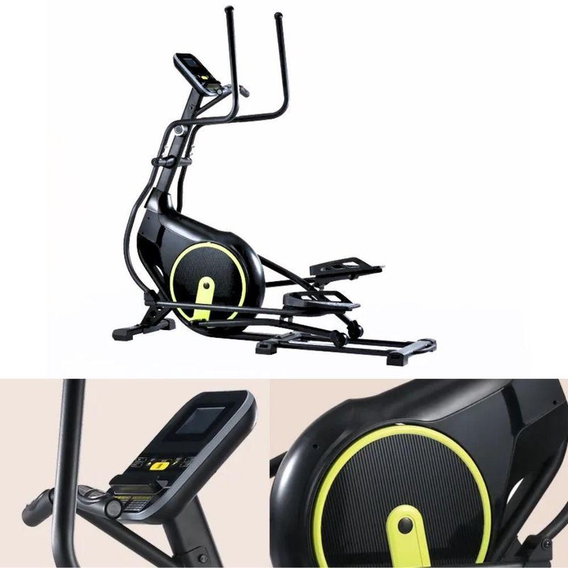 Elíptico Residencial Magnético Preto Bonafit Volante 6kg