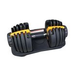 Halter Ajustável Dumbbell 24KG com Anilhas Regulavel Seletor de Peso Automatico Ahead Sports