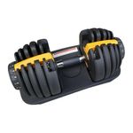 Halter Ajustável Dumbbell 24KG com Anilhas Regulavel Seletor de Peso Automatico Ahead Sports