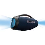 Caixa de Som Boombox Aiwa AWS-BBS-01-LBL 200W Bluetooth USB com Iluminação RGB Preto