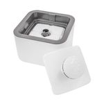 Fonte Bebedouro Gatos Cães Automatico Com Filtro Usb Bivolt 2,5 Litro Branco