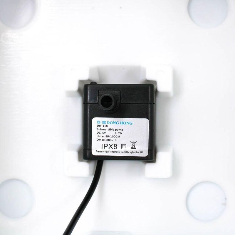 Fonte Bebedouro Gatos Cães Automatico Com Filtro Usb Bivolt 2,5 Litro Branco