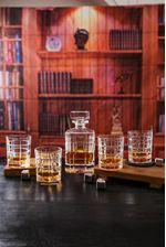 Decanter para whisky 800ml e copos carreaux spicy